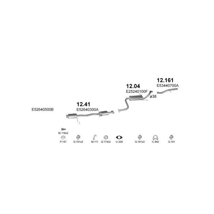 Išmetimo sistema POLMO POLMO00725