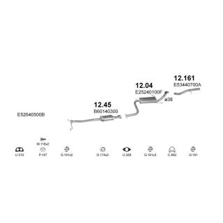 Išmetimo sistema POLMO POLMO00726