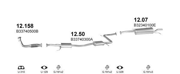 Išmetimo sistema POLMO POLMO00727