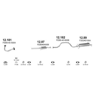 Išmetimo sistema POLMO POLMO00736