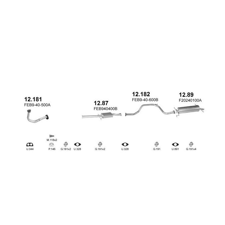 Išmetimo sistema POLMO POLMO00736