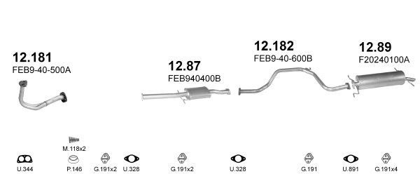 Išmetimo sistema POLMO POLMO00736
