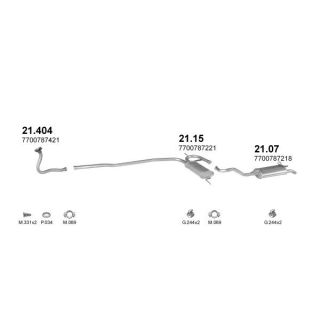 Išmetimo sistema POLMO POLMO00826