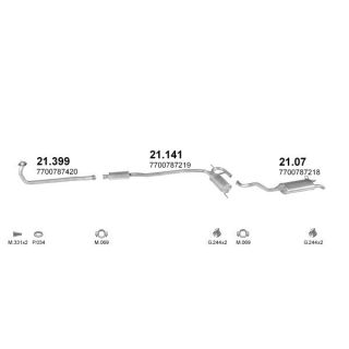 Išmetimo sistema POLMO POLMO00827