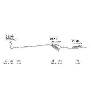 Išmetimo sistema POLMO POLMO00832