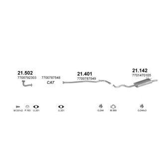 Išmetimo sistema POLMO POLMO00839