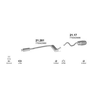 Išmetimo sistema POLMO POLMO00842