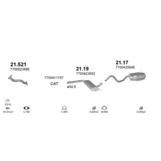 Išmetimo sistema POLMO POLMO00845