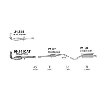 Išmetimo sistema POLMO POLMO00846