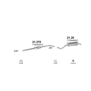 Išmetimo sistema POLMO POLMO00847
