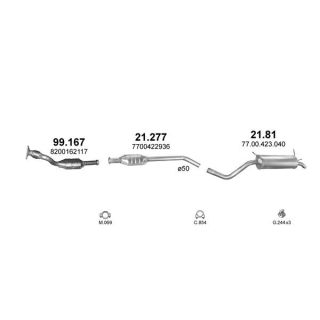 Išmetimo sistema POLMO POLMO00848