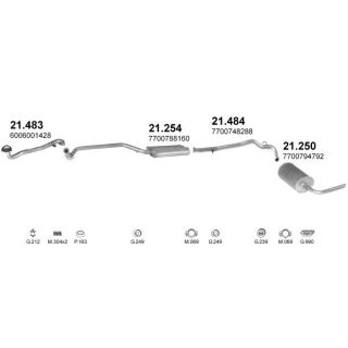 Išmetimo sistema POLMO POLMO00852