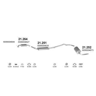 Išmetimo sistema POLMO POLMO00854