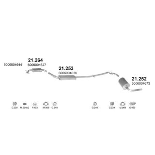 Išmetimo sistema POLMO POLMO00856