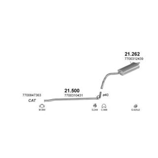 Išmetimo sistema POLMO POLMO00860