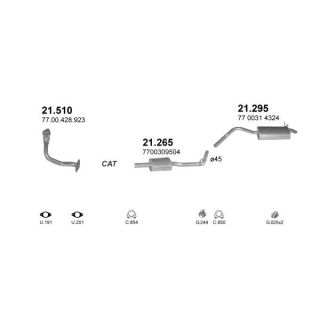 Išmetimo sistema POLMO POLMO00862