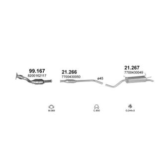 Išmetimo sistema POLMO POLMO00864