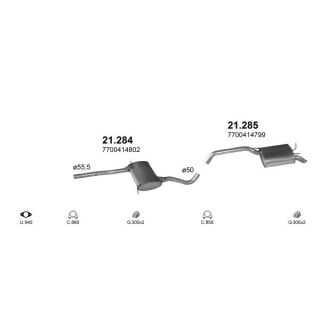 Išmetimo sistema POLMO POLMO00871