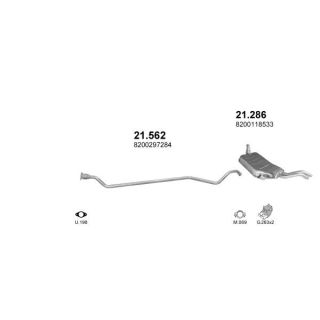 Išmetimo sistema POLMO POLMO00873