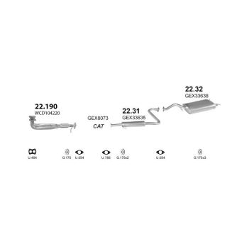 Išmetimo sistema POLMO POLMO00876