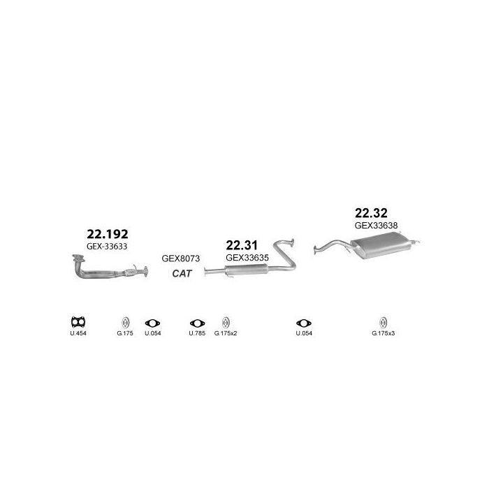 Išmetimo sistema POLMO POLMO00877