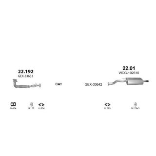 Išmetimo sistema POLMO POLMO00878