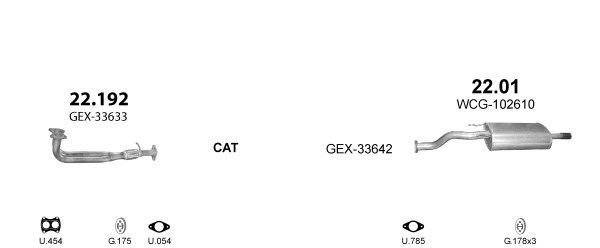 Išmetimo sistema POLMO POLMO00878