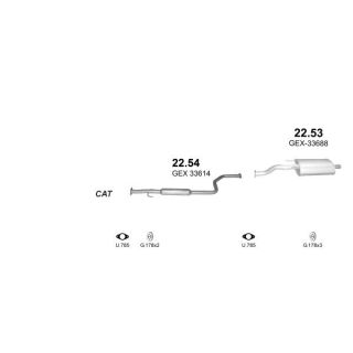 Išmetimo sistema POLMO POLMO00881