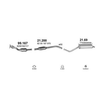 Išmetimo sistema POLMO POLMO00905