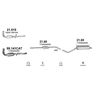 Išmetimo sistema POLMO POLMO00906