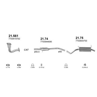 Išmetimo sistema POLMO POLMO00908