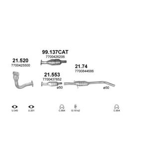 Išmetimo sistema POLMO POLMO00910