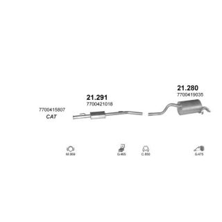 Išmetimo sistema POLMO POLMO00911