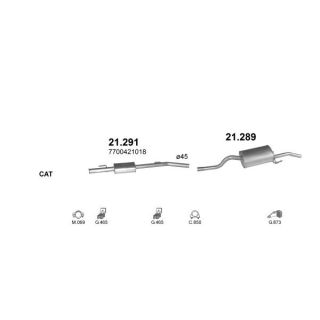Išmetimo sistema POLMO POLMO00912