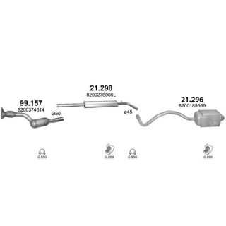 Išmetimo sistema POLMO POLMO00916