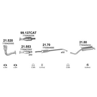 Išmetimo sistema POLMO POLMO00926