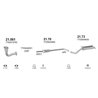 Išmetimo sistema POLMO POLMO00928