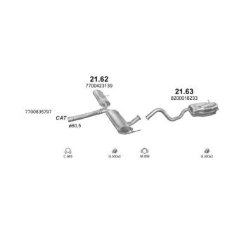 Išmetimo sistema POLMO POLMO00931