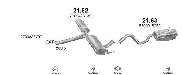 Išmetimo sistema POLMO POLMO00931