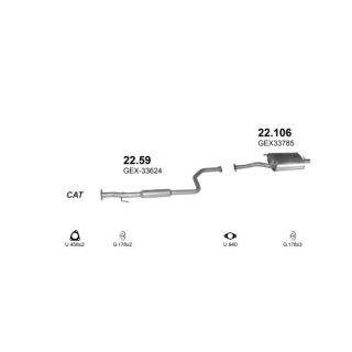 Išmetimo sistema POLMO POLMO00935