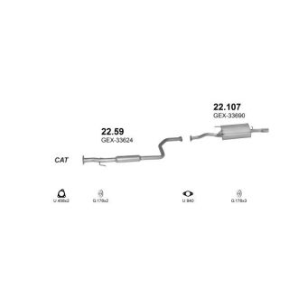 Išmetimo sistema POLMO POLMO00936