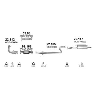Išmetimo sistema POLMO POLMO00938