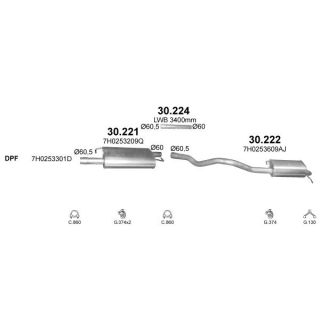 Išmetimo sistema POLMO POLMO01018