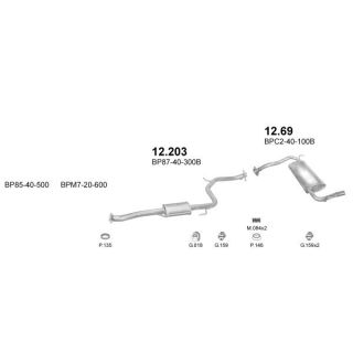 Išmetimo sistema POLMO POLMO01022