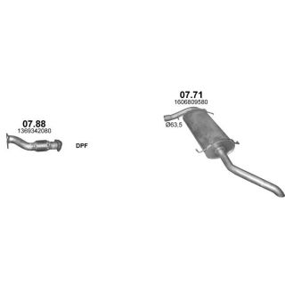 Išmetimo sistema POLMO POLMO01113