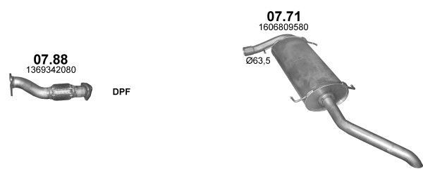 Išmetimo sistema POLMO POLMO01113