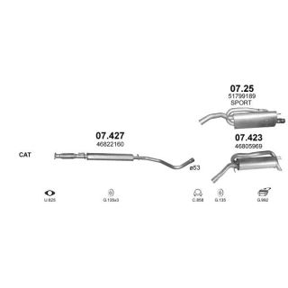 Išmetimo sistema POLMO POLMO01175