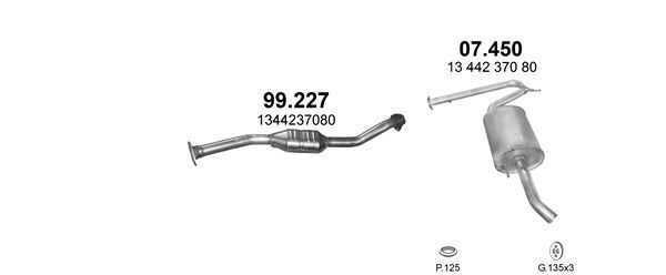 Išmetimo sistema POLMO POLMO01176