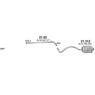 Išmetimo sistema POLMO POLMO01202