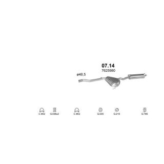 Išmetimo sistema POLMO POLMO01256